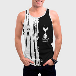 Майка-безрукавка мужская Tottenham Hotspur белые краски, цвет: 3D-белый — фото 2
