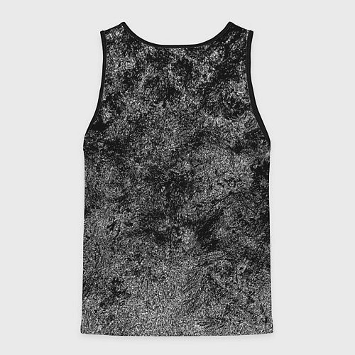 Мужская майка без рукавов Ворон в круге рун и компас вегвизир / 3D-Черный – фото 2