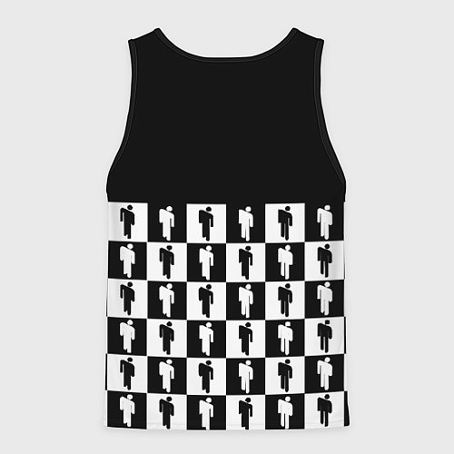 Мужская майка без рукавов Манчестер Юнайтед люди паттерн / 3D-Черный – фото 2