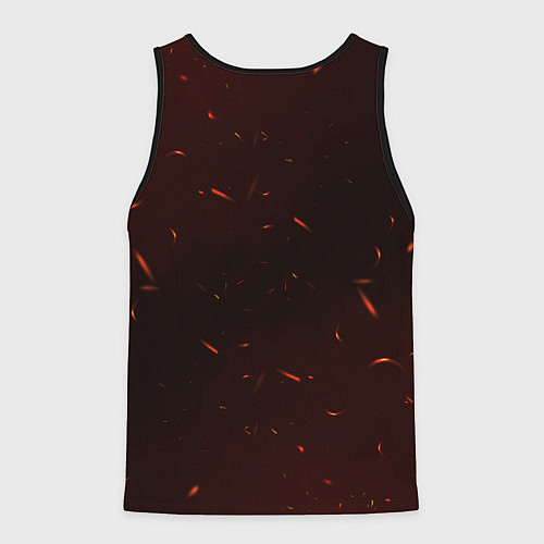 Мужская майка без рукавов Светящаяся лошадь 2026 / 3D-Черный – фото 2