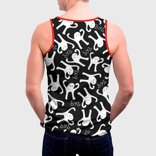 Мужская майка без рукавов Ювентус x Ъуъ съука / 3D-Красный – фото 4
