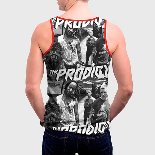 Мужская майка без рукавов The Prodigy / 3D-Красный – фото 4