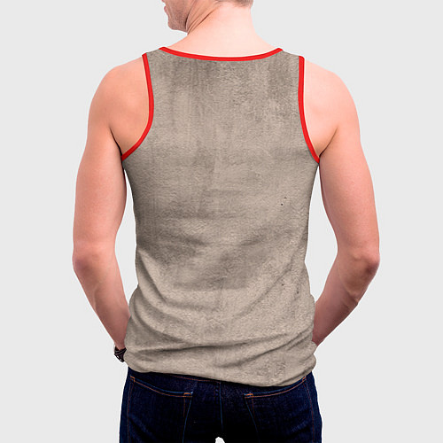 Мужская майка без рукавов Metallica: Guitar Hero / 3D-Красный – фото 4