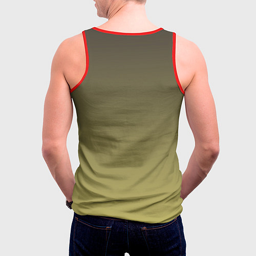 Мужская майка без рукавов Fairy tail / 3D-Красный – фото 4