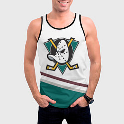 Майка-безрукавка мужская Anaheim Ducks Selanne, цвет: 3D-черный — фото 2