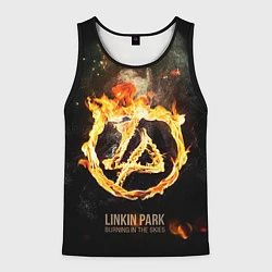 Майка-безрукавка мужская Linkin Park: Burning the skies, цвет: 3D-черный