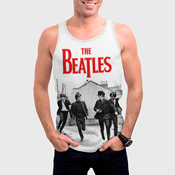 Майка-безрукавка мужская The Beatles: Break, цвет: 3D-белый — фото 2