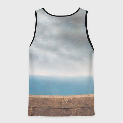 Мужская майка без рукавов Сын человеческий / 3D-Черный – фото 2