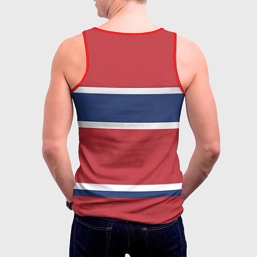 Мужская майка без рукавов Montreal Canadiens / 3D-Красный – фото 4