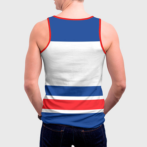 Мужская майка без рукавов New York Rangers / 3D-Красный – фото 4