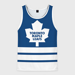 Майка-безрукавка мужская Toronto Maple Leafs, цвет: 3D-белый