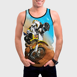 Майка-безрукавка мужская Эндуро, цвет: 3D-черный — фото 2