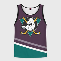 Майка-безрукавка мужская Anaheim Ducks Selanne, цвет: 3D-черный