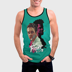 Майка-безрукавка мужская Fight Club Stories, цвет: 3D-черный — фото 2