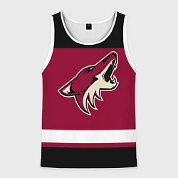 Майка-безрукавка мужская Arizona Coyotes, цвет: 3D-белый