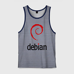 Мужская майка Debian
