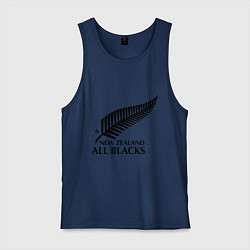 Майка мужская хлопок New Zeland: All blacks, цвет: тёмно-синий