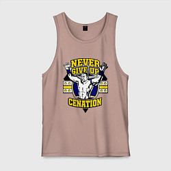 Мужская майка Never Give Up: Cenation