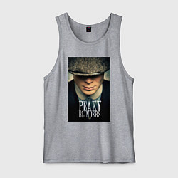 Майка мужская хлопок Peaky Blinders, цвет: меланж