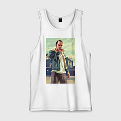 Майка мужская хлопок Trevor Philips, цвет: белый