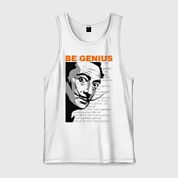 Мужская майка Dali: Be Genius