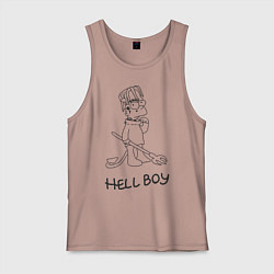 Мужская майка Bart: Hell Boy