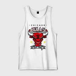 Майка мужская хлопок Chicago Bulls est. 1966, цвет: белый