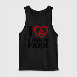 Мужская майка I love Linkin Park