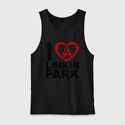 Мужская майка I love Linkin Park