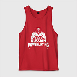 Мужская майка Russian powerlifting