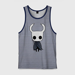 Майка мужская хлопок Hollow Knight, цвет: синяя тельняшка
