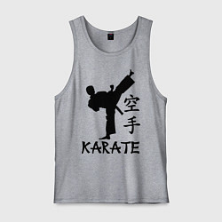 Майка мужская хлопок Karate craftsmanship, цвет: меланж