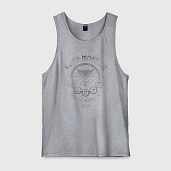 Майка мужская хлопок ВЕДЬМАК, цвет: меланж