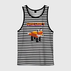 Мужская майка Minecraft - лиса