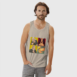 Майка мужская хлопок Выбор Ведьмака, цвет: миндальный — фото 2