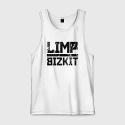 Майка мужская хлопок LIMP BIZKIT, цвет: белый