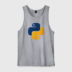 Майка мужская хлопок Python, цвет: меланж