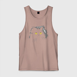 Мужская майка Грозовой, кошак пушистый