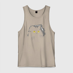 Мужская майка Грозовой, кошак пушистый