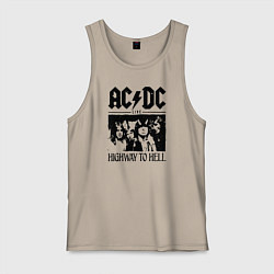 Мужская майка ACDC highway to hell