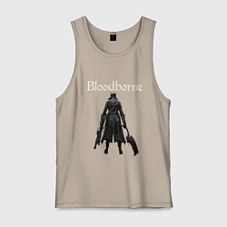 Майка мужская хлопок Bloodborne, цвет: миндальный