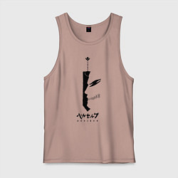 Майка мужская хлопок BERSERK, цвет: пыльно-розовый