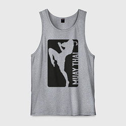Майка мужская хлопок Muay Thai, цвет: меланж