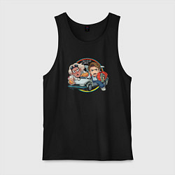 Майка мужская хлопок Back to the Future, цвет: черный