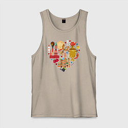 Мужская майка LOVE RUSSIA