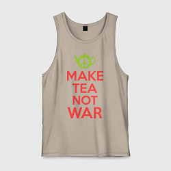 Мужская майка Make tea not war