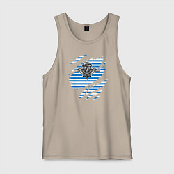 Мужская майка Рваная тельняшка