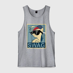 Мужская майка Rainbow Dash swag