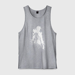 Мужская майка Поднятие уровня в одиночку