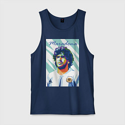 Мужская майка Марадона золотой мальчик